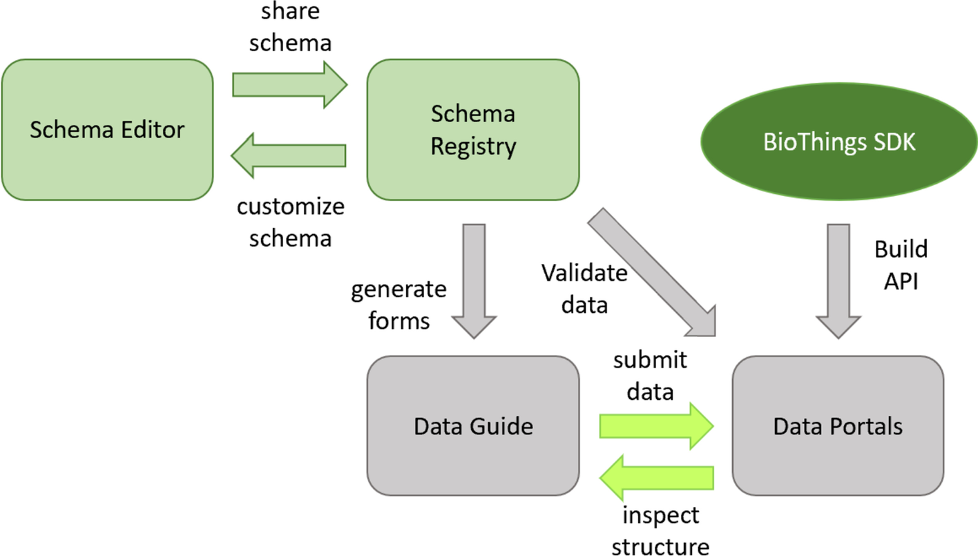Schema Playground: a tool for authoring, extending, and using metadata schemas to improve FAIRness of biomedical data